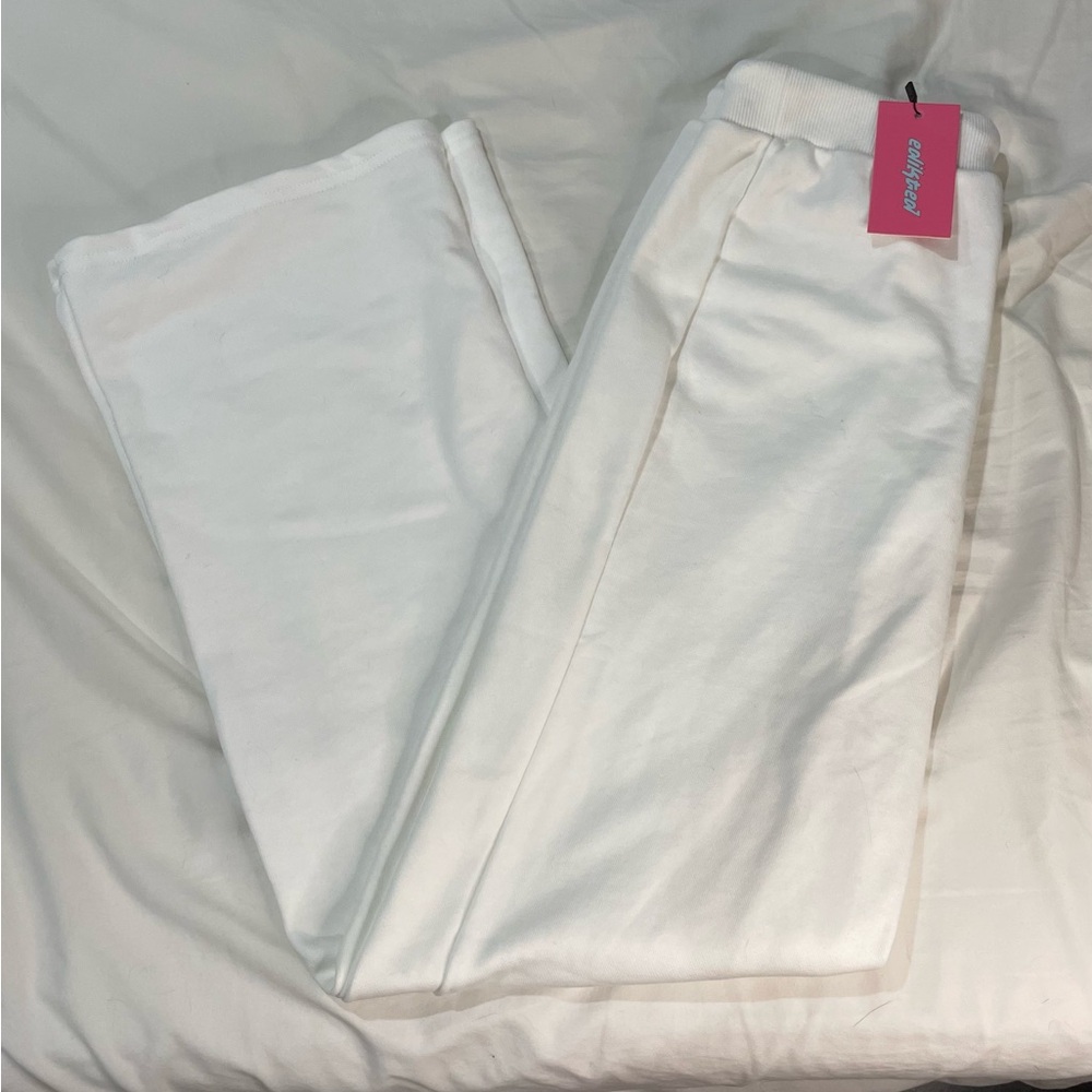 Edikted Quinn straight leg sweatpants NWT sz XS